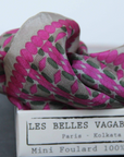 Les Belles Vagabondes, Mini Logic Scarf- Fuchsia
