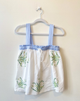 Relax R, Torbole Embroidered Drawstring Top- Multi
