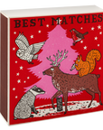 Archivist Gallery, Luxury Square Matchbox-Woodland Christmas Tree