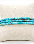 Turquoise + Gold Bracelet Bundle
