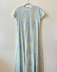 d heart d, Mari Flora Handwoven Dress- Light Blue