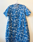 Aequamente, 100% Cotton Dress - Blue Flowers