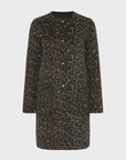 Gerard Darel, Matilda Reversible Plain and Leopard Coat - Marron