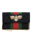 Beaded Bee Clutch