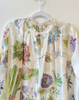 Injiri, Herbarium Shirt-Off white Floral