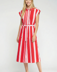 Vilagallo, Jaretas Dress-Red Stripe