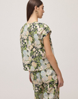 Ottod'Ame, Cotton Floral Top-Multicolour Floral Print