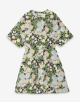 Ottod'Ame, Short Cotton Dress-Multicolour Floral Print