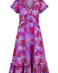 La Plage, Mallory Maxi Dress-Meadow Floral