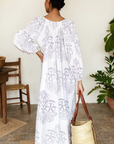 Emerson Fry, Folk Maxi Dress-Maeve Outline Indigo