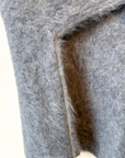 Brushed Cashmere Tee-Feather Grey
