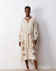 Stella Forest, Valentina Midi Dress- Ecru
