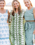 Beau & Ro, Eloise Shirt Dress- Green