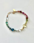 By Johanne, Mix Tourmaline Adjustable Bracelet