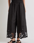 MeiMeiJ, Black Eyelet Pants