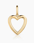 Thatch, Open Heart Clip Charm