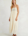 Chan Luu, Sahara Dress- Cloud Cream