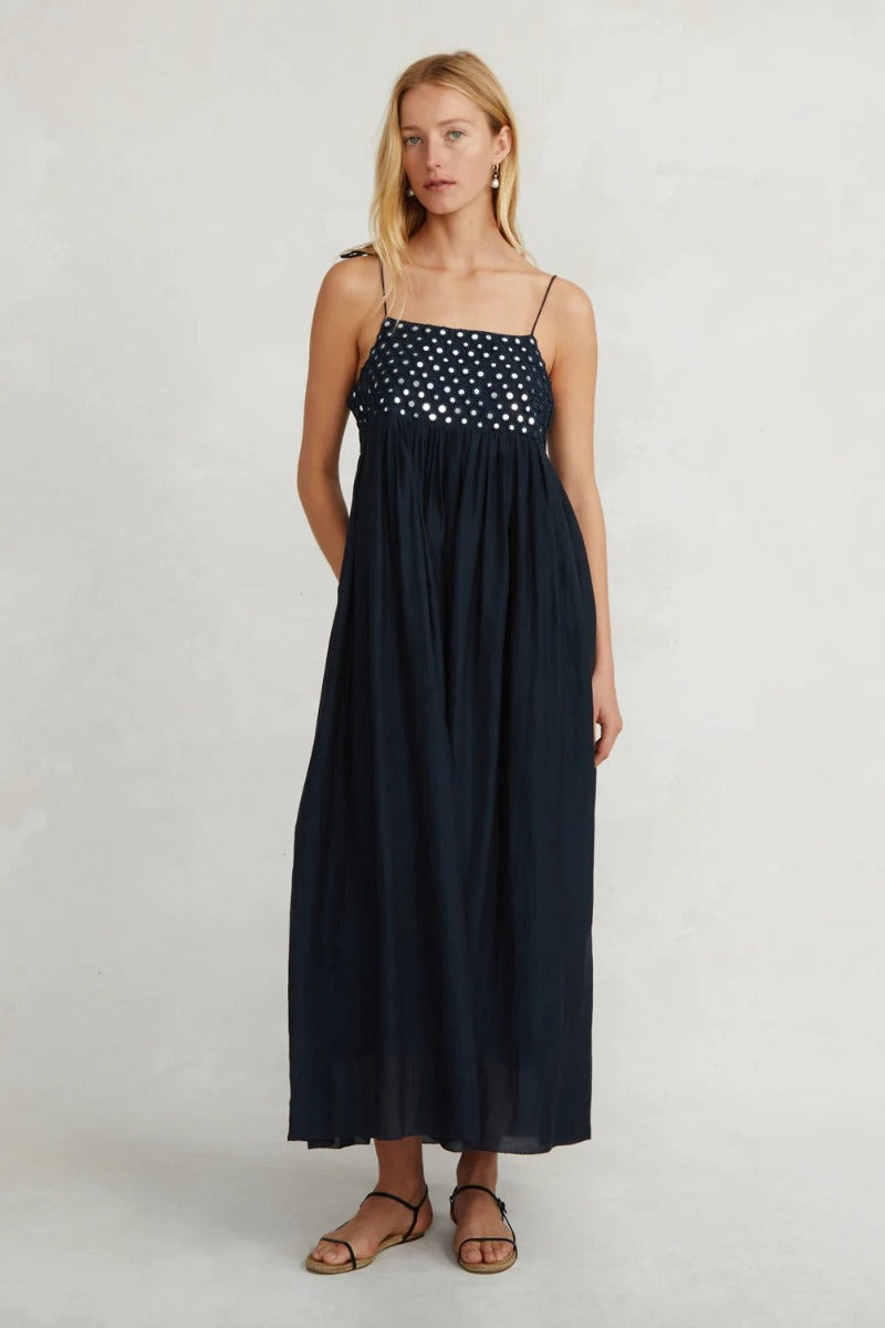 Chan Luu Sahara Dress Navy