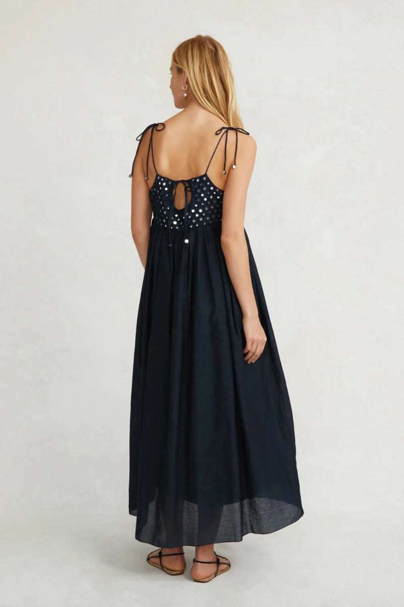 Chan Luu Sahara Dress Navy