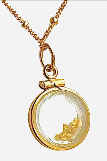 Sissy Yates Designs, Gold Nugget Necklace- Small