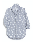 Frank & Eileen, Frank Classic Button Up Shirt- Blue Stripe with White Flowers
