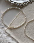 Delicate White Pearl Bracelet