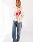 Kerri Rosenthal, Boyfriend Sweater- Maple Leaf