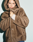 Gerard Darel, Agate Parka Coat- Sand