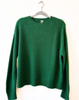 Cashmere thin Ribbed Lounge Sweater