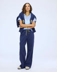 Kerri Rosenthal, Weekend Barb Sweatpant - Indigo Blue