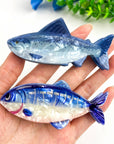 Sea Bass Fish Acrylic Printed Hair Claw