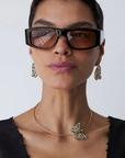 Chan Luu, Butterfly Earrings-Jasper