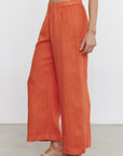 Velvet, Lola Woven Linen Pant