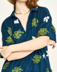 Mirth, Lanai Terry Dress in Adriatic Fig