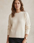Cashmere Ribbed Lounge Sweater