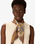 Inoui Editions, Atlas Sqaure 70 Scarf- Beige