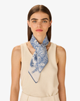 Inoui Editions, Piranesi Square 65 Scarf- Blue