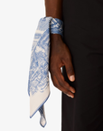 Inoui Editions, Piranesi Square 65 Scarf- Blue
