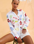 Rails, Charli Shirt-White/Antipasti