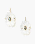 Chan Luu, Magnolia MOP Mix Earrings-White