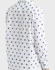 Frank & Eileen, Eileen Relaxed Button Up Shirt- Large Blue Dots