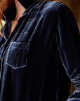 Frank & Eileen, Eileen Relaxed Button Up Shirt- Navy
