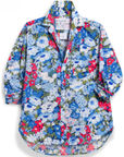 Frank & Eileen, Relaxed Button- Up Shirt- Floral Blue/Red/Green