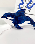Hair Claw Clip, Orca Whale