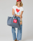 Kerri Rosenthal, Suke Fool For Love Tee-White