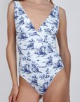 Delfina, Grace Lycra One Piece Swimsuit- Poseidon