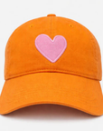 Kerri Rosenthal, Imperfect Heart Hat-Clementine/Palm Pink