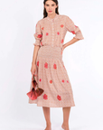 Nimo With Love, Bergamot Blouse- Dotty Mustard/ Peony Embr