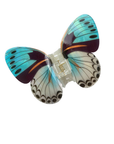 Hair Claw Clip, Colourful butterflies