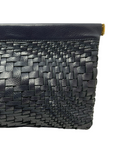 Kempton & Co., Vari Weave Makeup Bag- Navy